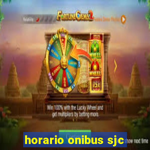 horario onibus sjc